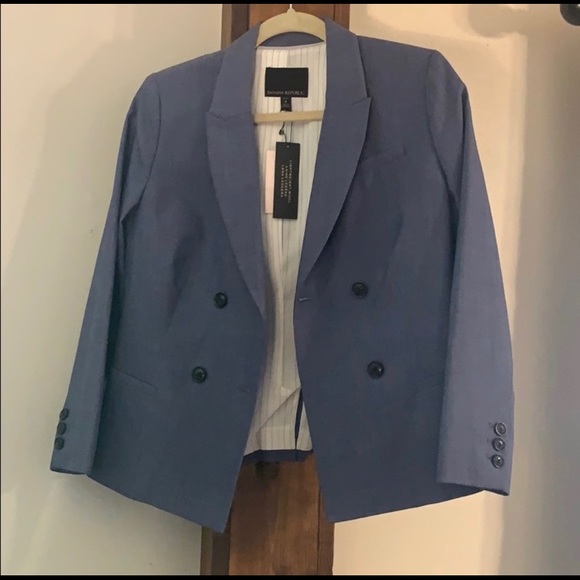 Banana Republic Jackets & Blazers - NWTs Banana Republic Suit Blazer Jacket Blue